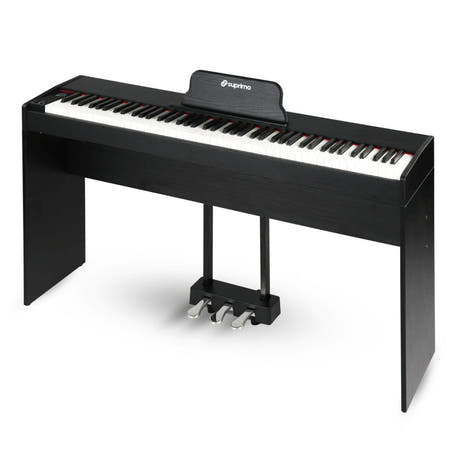Suprimo SDP88 BK Digital Piano 88 med viktade tangenter, Sort