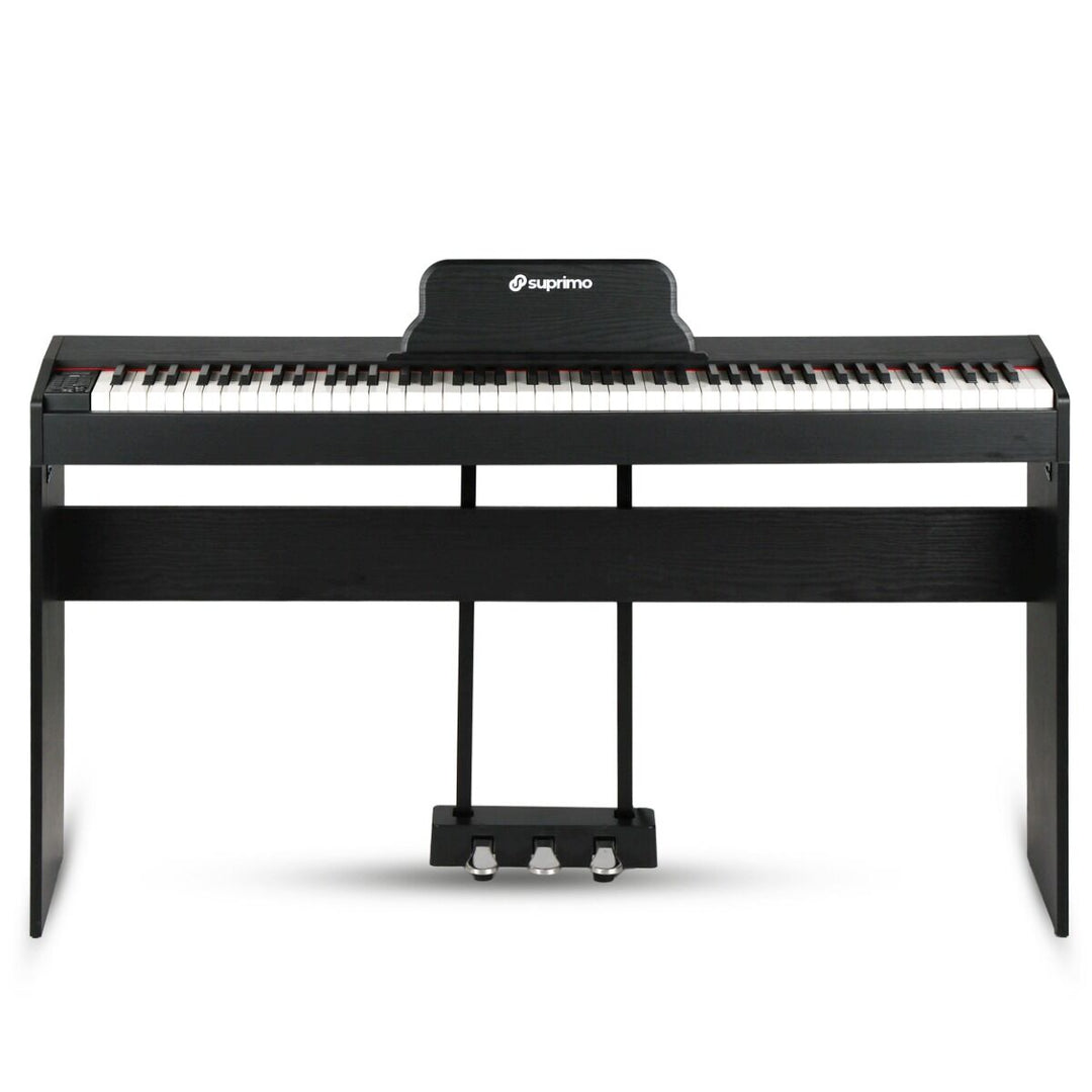 Suprimo SDP88 BK Digital Piano 88 med viktade tangenter, Sort