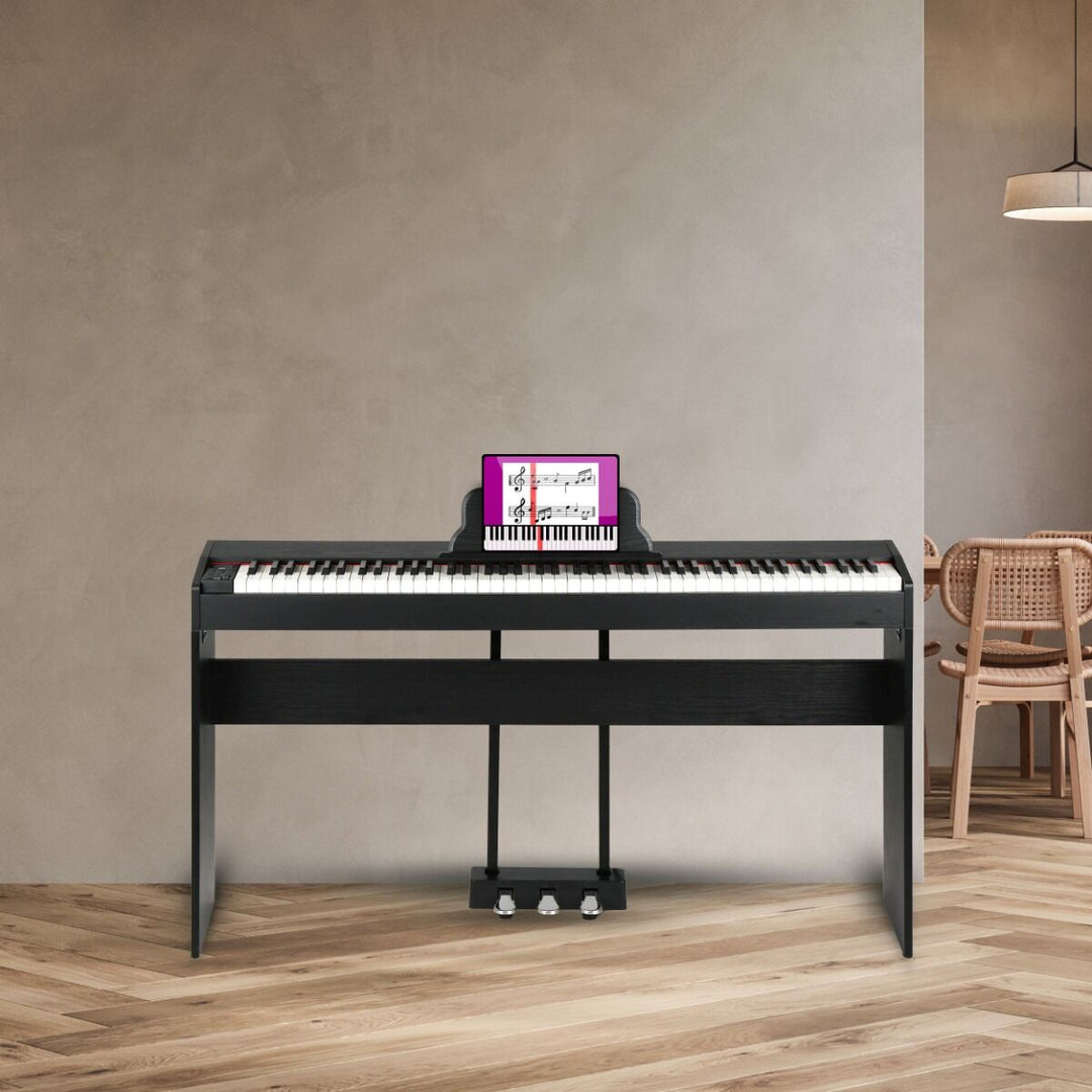 Suprimo SDP88 BK Digital Piano 88 med viktade tangenter, Sort