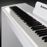 Suprimo SDP88 WH Digital Piano 88 med vægtede Tangenter, Hvid