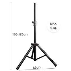 Högtalarstativ 180 cm (60 kg)