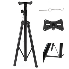 Högtalarstativ Tripod svart med säkerhetssprint