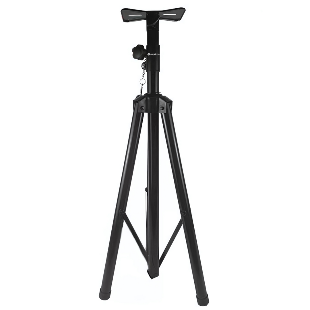 Högtalarstativ Tripod svart med säkerhetssprint