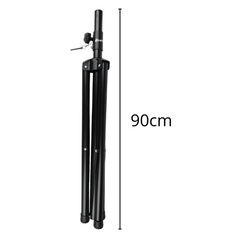 Högtalarstativ Tripod svart med säkerhetssprint