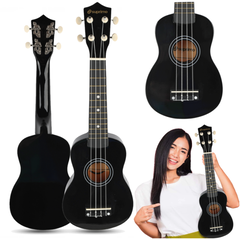 Sopranukulele, svart
