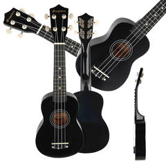 Sopranukulele, svart