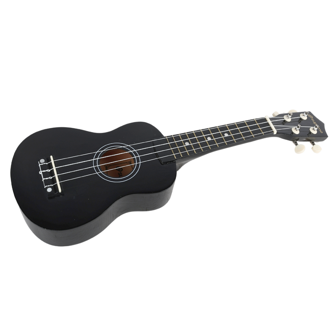 Sopranukulele, svart