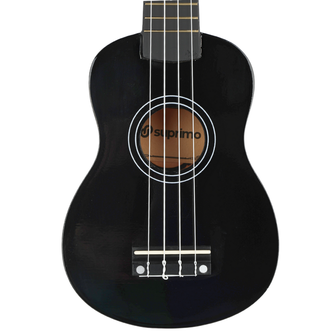 Sopranukulele, svart