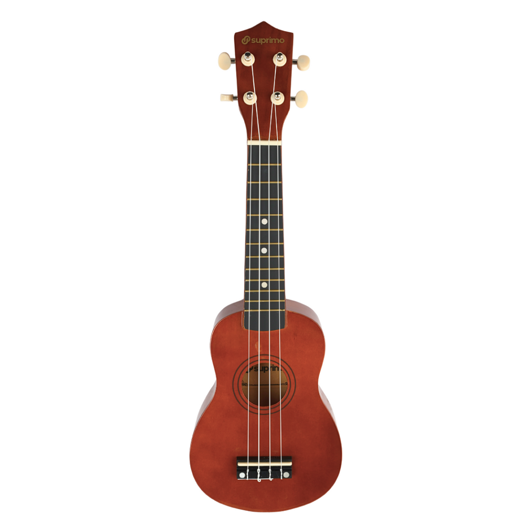Sopranukulele, mörkt trä