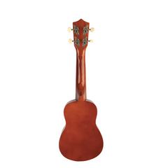 Sopranukulele, mörkt trä