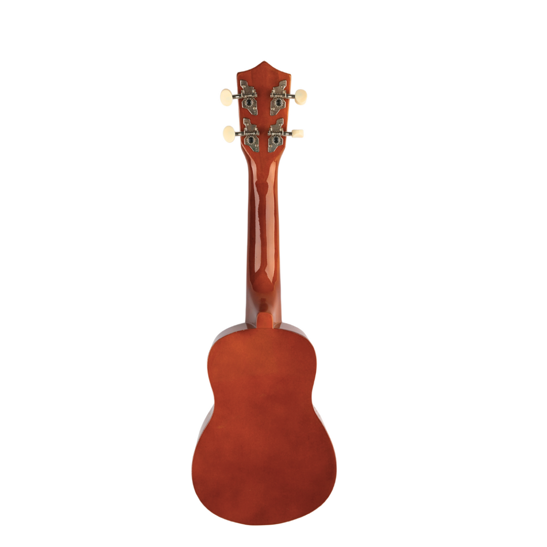 Sopranukulele, mörkt trä