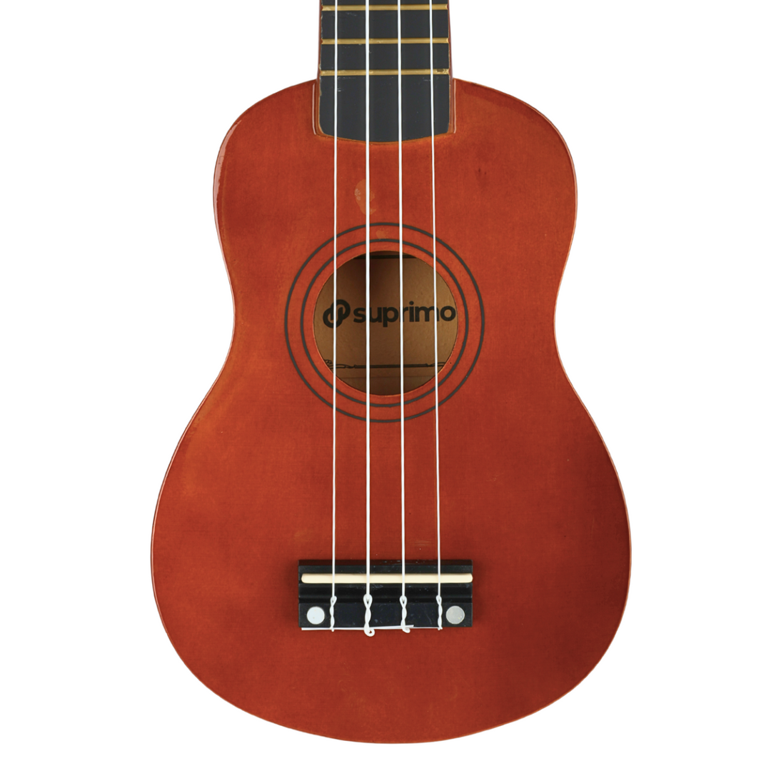 Sopranukulele, mörkt trä