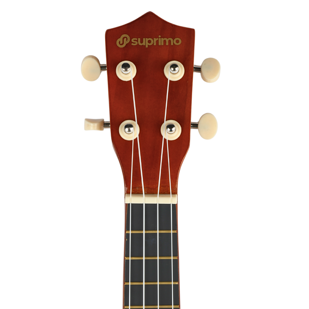 Sopranukulele, mörkt trä