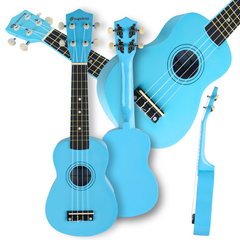 Sopranukulele, blå