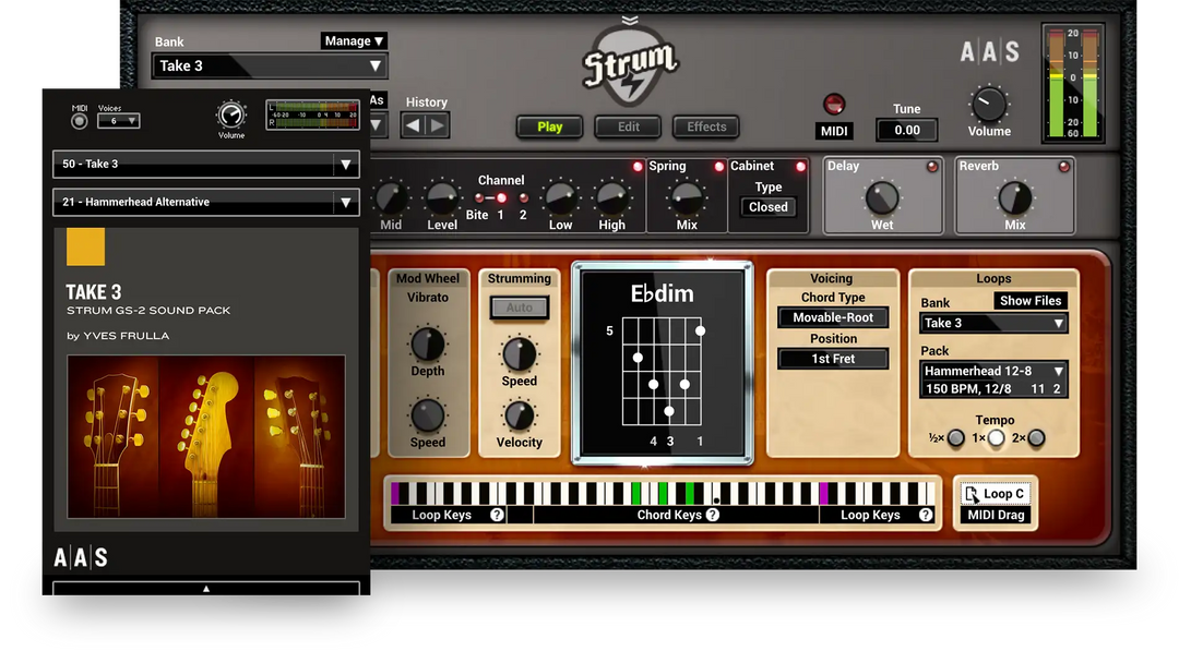 Strum GS-2 Acoustic Electric + ljudpaket