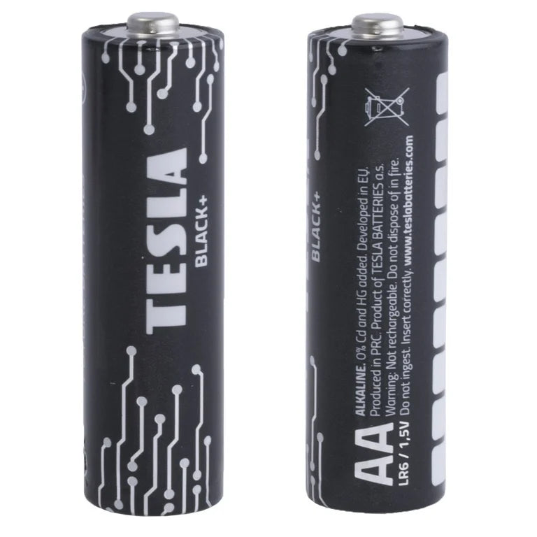 Tesla Black+ AA Batterier (50 st)