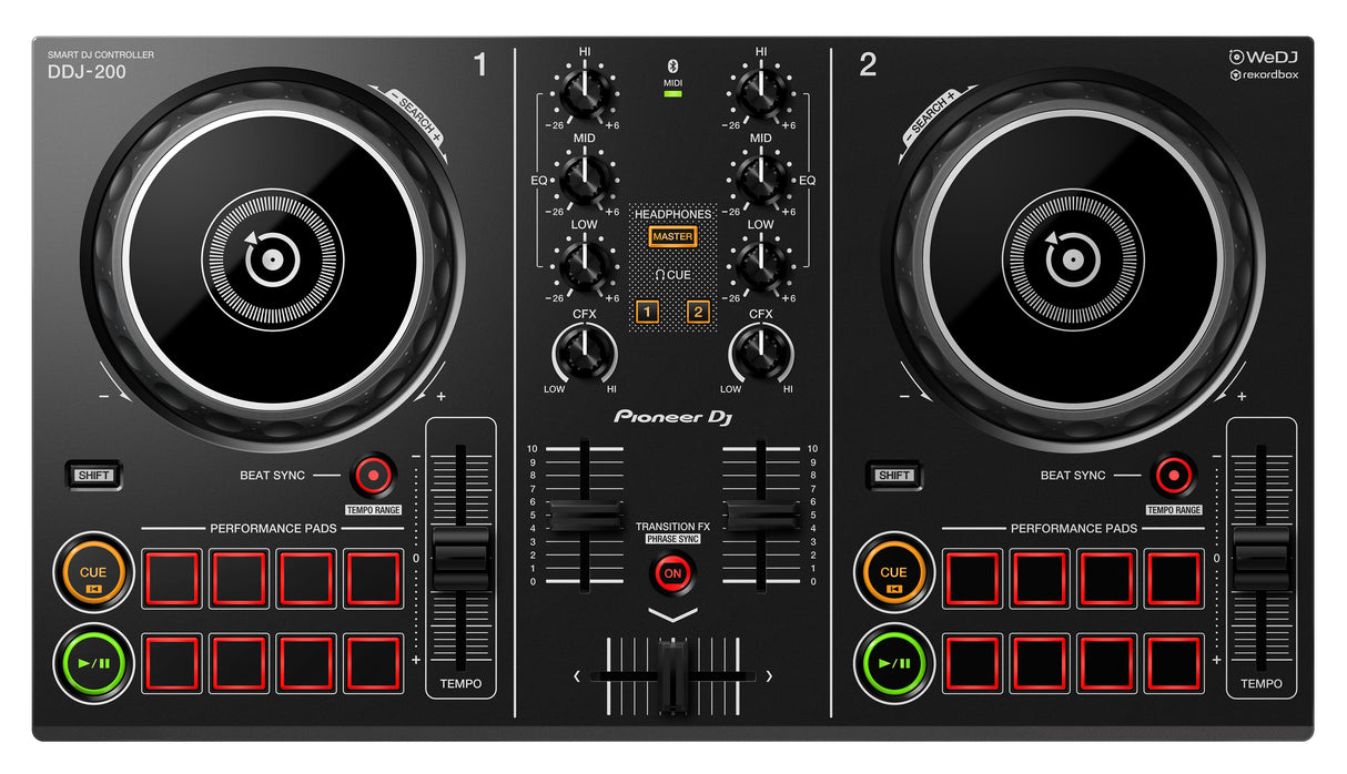 Pioneer DJ DDJ-200 DJ Kontroller 