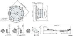 Pioneer TS-A1301C 2-vägs komponentsystem (300W)