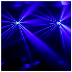 Light4Me Turbo Derby 4-i-1 – RGBW, UV, strobe & laser