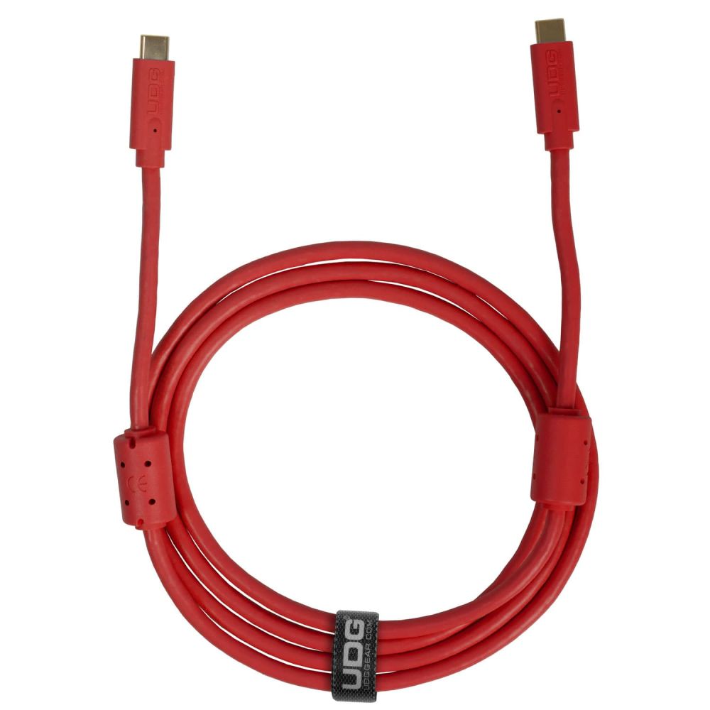 UDG Ultimate Cable USB 3.2 C-C Röd Rak 1,5m