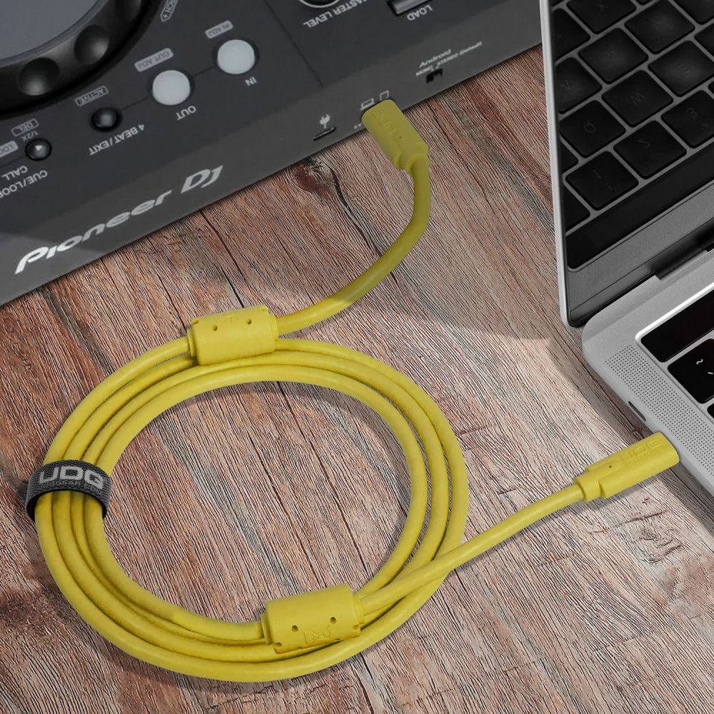 UDG Ultimate Cable USB 3.2 C-C Gul Rak 1,5m