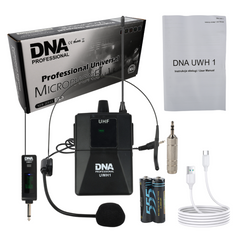DNA UWH 1 Trådlöst Headset Mikrofon System med Bodypack