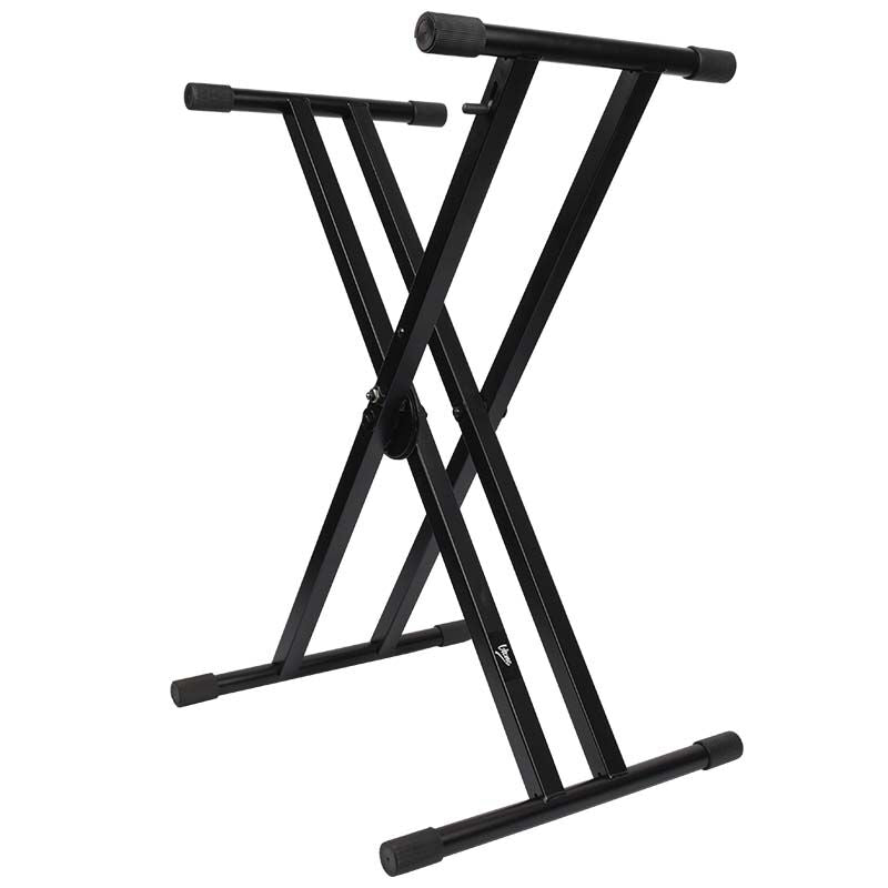 Keyboardstativ, självjusterande med säkerhetslås