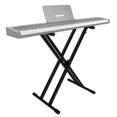 Keyboardstativ, självjusterande med säkerhetslås