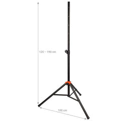 DELUXE högtalarstativ 120-190 cm (60 kg)