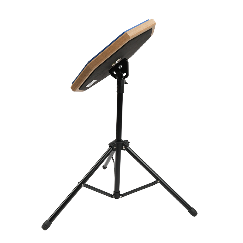 V-TONE PDS1 BL Övningspad 12" – Blå Practice Drum Pad Set med stativ, sticks och väska