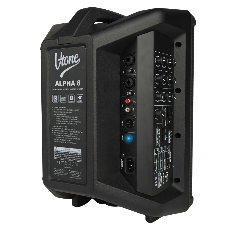 V-TONE ALPHA 8 aktiv högtalare med batteri