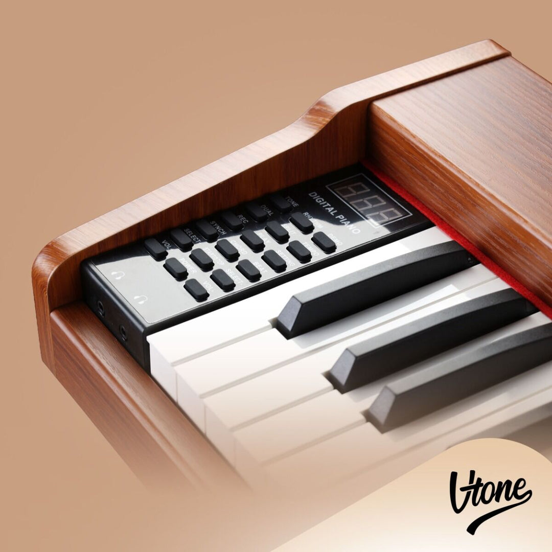 V-TONE BL-130 Elpiano (Mörkt trä)