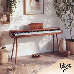V-TONE BL-130 Elpiano (Mörkt trä)