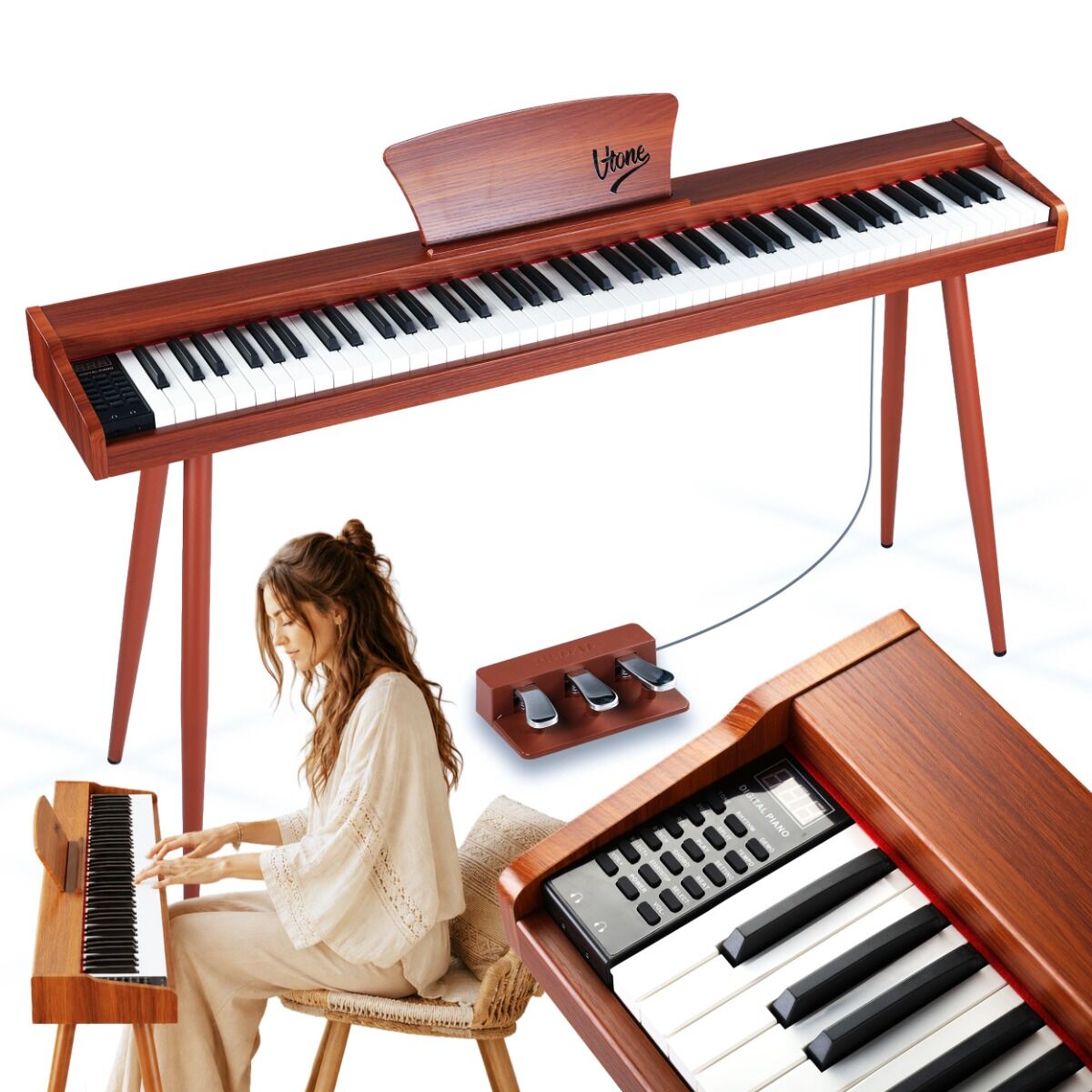 Grooveland DDP-140 Elpiano (Mörk)