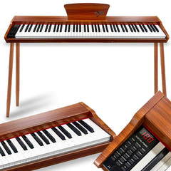 V-TONE BL-130 Elpiano (Mörkt trä)