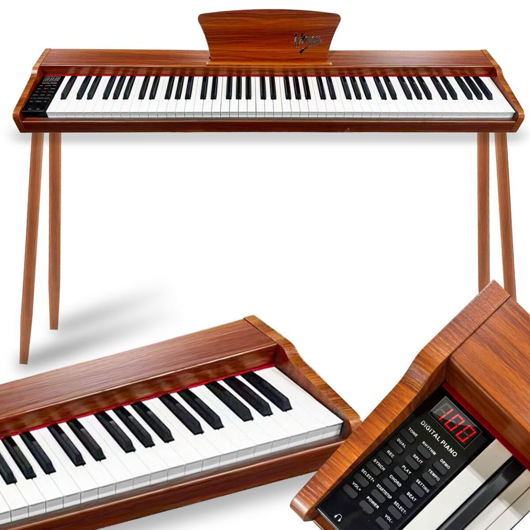 V-TONE BL-130 Elpiano (Mörkt trä)