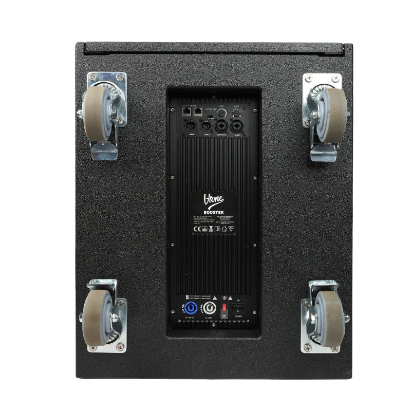 Bluetooth-högtalare med 2 mikrofoner (Svart)