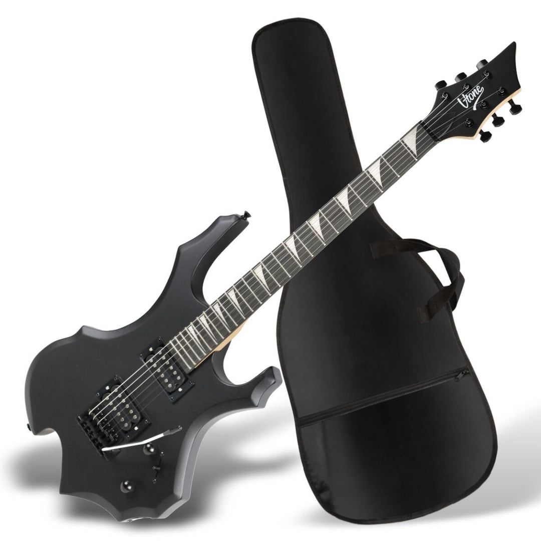 V-TONE EGS 39 MBK elektrisk gitarrpaket 4/4, svart