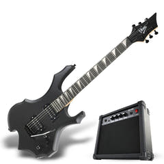 V-TONE EGS 39 MBK elektrisk gitarrpaket 4/4, svart