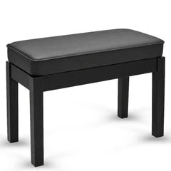 V-TONE Piano- och Keyboardbänk med förvaring, Svart