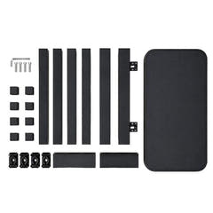 V-TONE Piano- och Keyboardbänk med förvaring, Svart