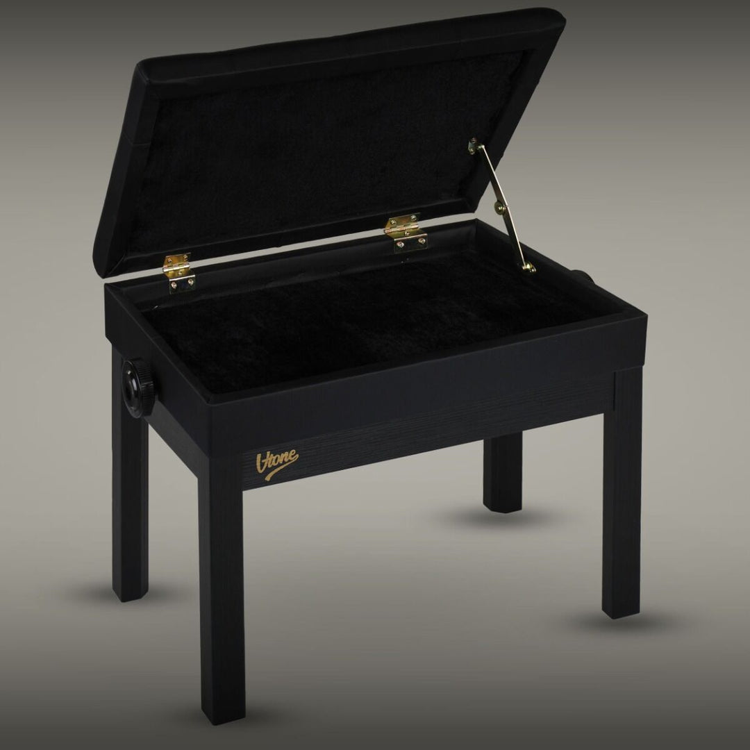 V-TONE PB2 BK Pianopall – Justerbar 49–57 cm