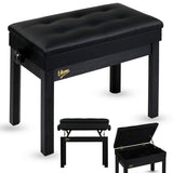 V-TONE PB2 BK Pianopall – Justerbar 49–57 cm