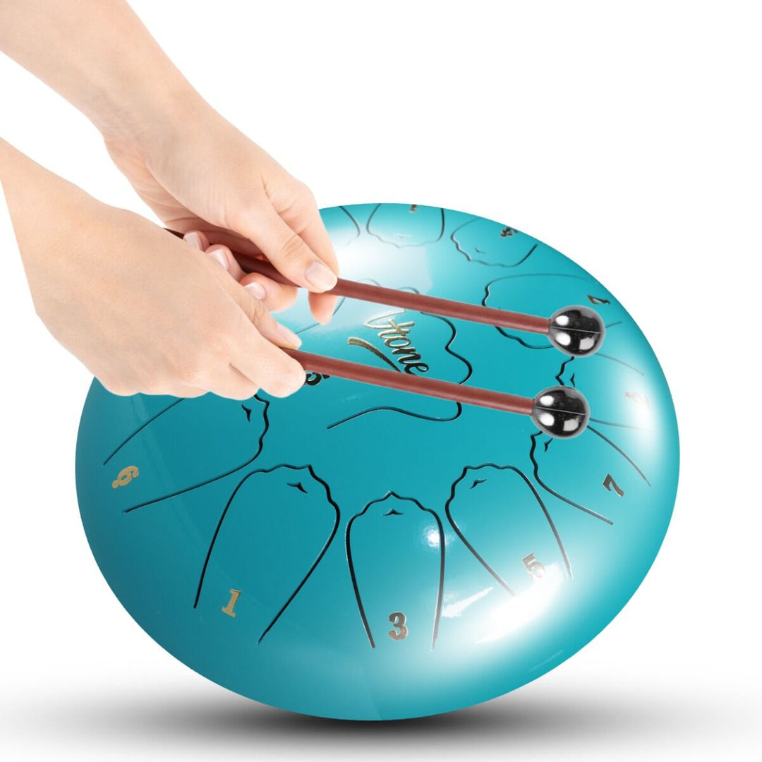 Tongue Drum 12" Cyan inkl. väska (13 Toner C Skala)