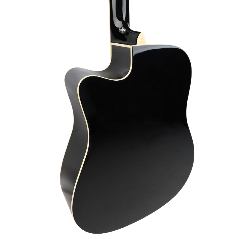 V-TONE VEAG1 CE BK elektro-akustisk gitarr 4/4 dreadnought cutaway svart