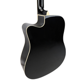 V-TONE VEAG1 CE BK elektro-akustisk gitarr 4/4 dreadnought cutaway svart