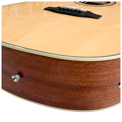 V-TONE VEAG1 CE NT Elektroakustisk Gitarrer 4/4 Dreadnought Cutaway – natur