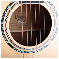 V-TONE VEAG1 CE NT Elektroakustisk Gitarrer 4/4 Dreadnought Cutaway – natur