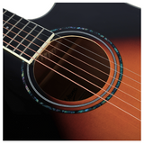 V-TONE VEAG1 CE VS elektro-akustisk gitarr 4/4 dreadnought cutaway sunburst