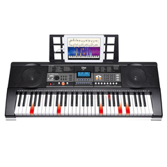 V-TONE VK-500 61L Keyboards – 61 Tangenter med LED Lärfunktion för Barn och Nybörjare
